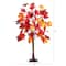 4ft. Pre-Lit Autumn Weeping Maple Artificial Fall Tree with 180 Warm White LED Lights